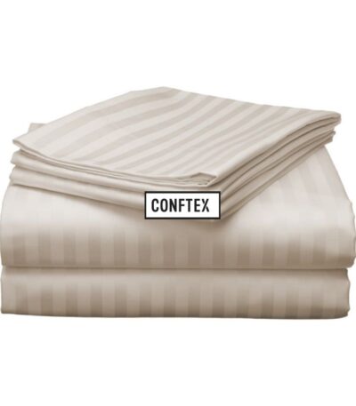 cearceaf pat cu elastic cappuccino