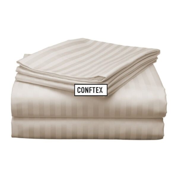 cearceaf pat cu elastic cappuccino