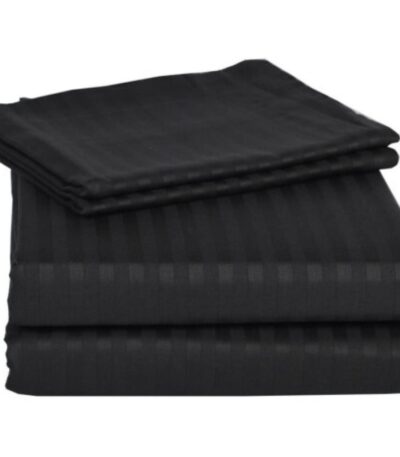 cearceaf pat cu elastic negru