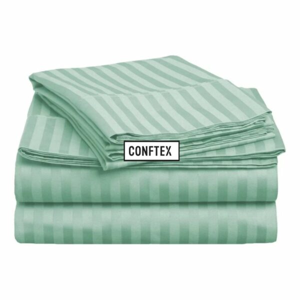 cearceaf pat cu elastic verde menta