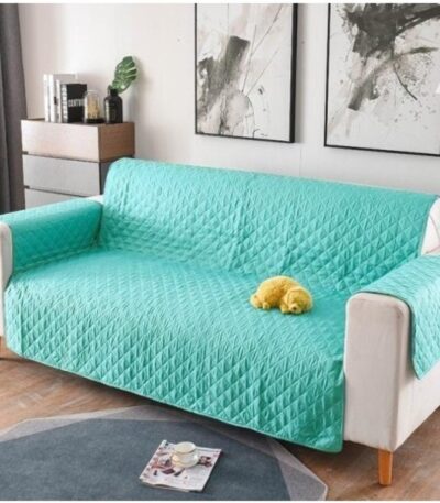 husa canapea 2 locuri verde menta