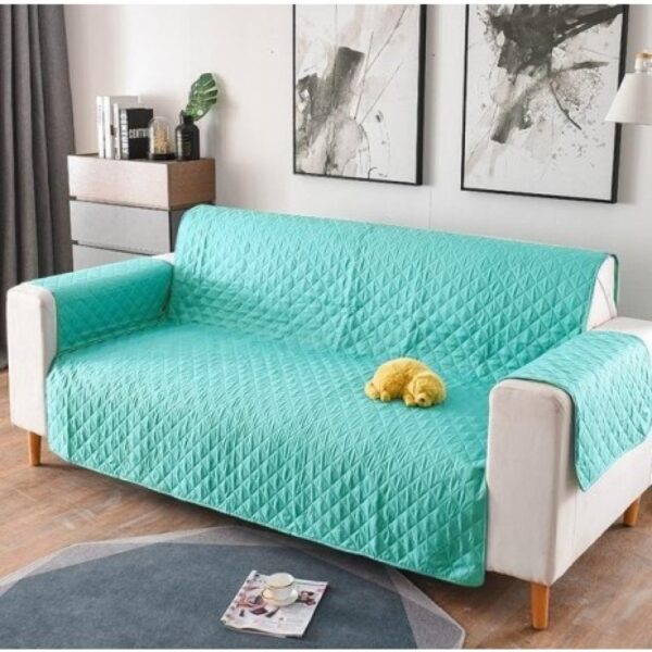 husa canapea 2 locuri verde menta