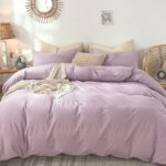lenjerie pat bumbac percale roz