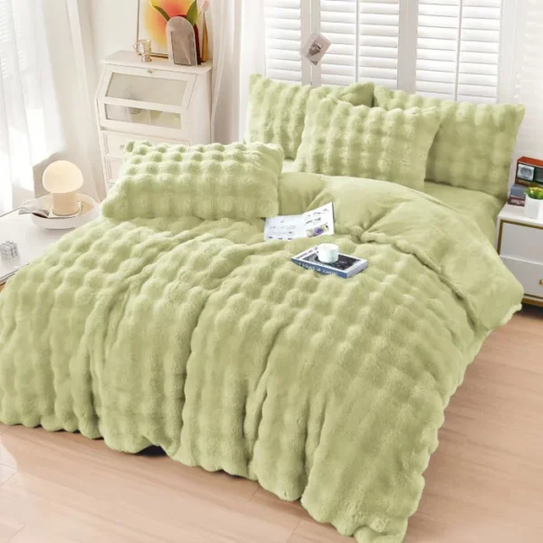 lenjerie pat cocolino verde menta
