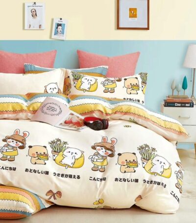 lenjerie pat copii percale imprimat prc25