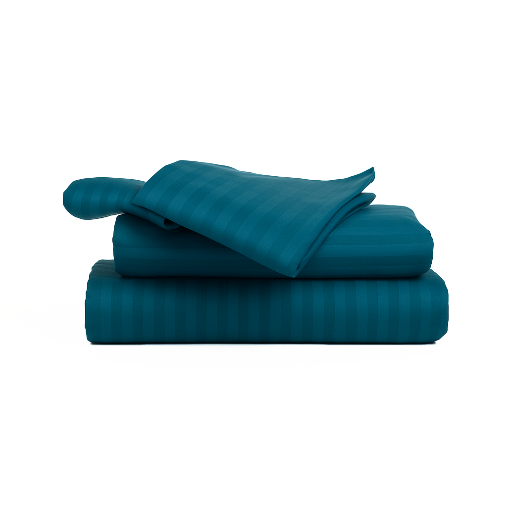 lenjerie pat damasc verde