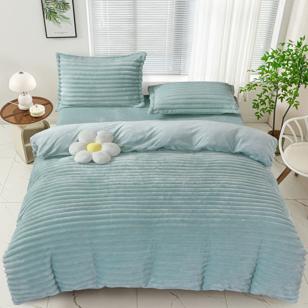 lenjerie pat cocolino line verde mentolat